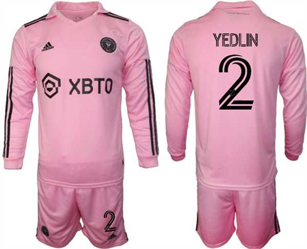 Men's Inter Miami CF #2 Yedlyn 2023-24 Pink Home Soccer Jersey Suit,We sell and wholesale Men's Inter Miami CF #2 Yedlyn 2023-24 Pink Home Soccer Jersey Suit on line form chian!